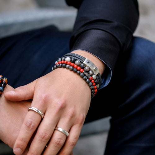 Rebel and Rose Red Delight Vintage 6mm Bracelet