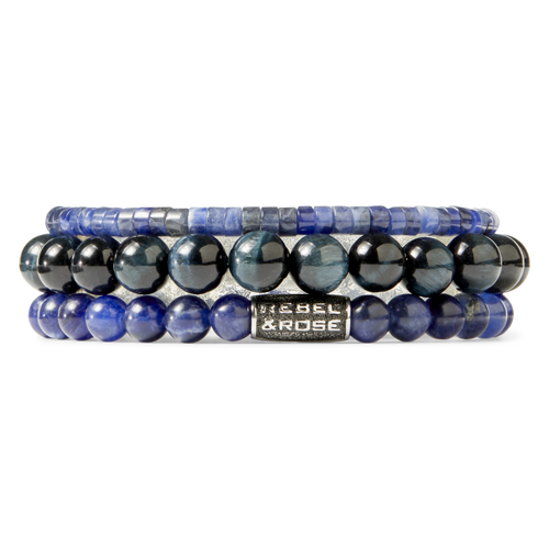 Rebel and Rose Tiger Blues 8mm Bracelet