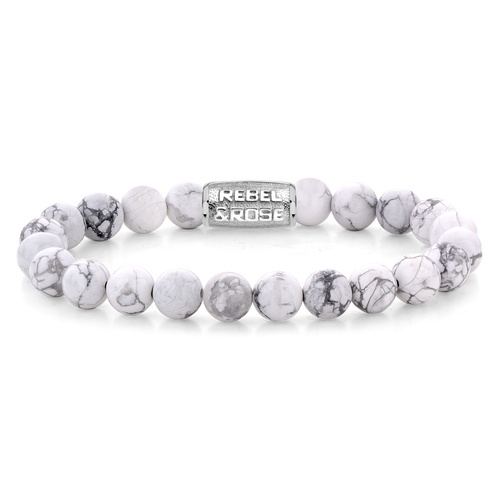 Rebel and Rose Virgin White 8mm Bracelet