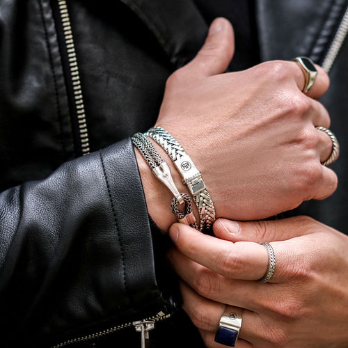 Rebel and Rose Double Hooked Bracelet