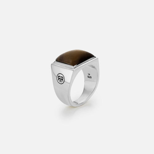 Rebel and Rose Ring Square Tiger Lowneck