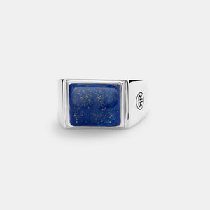 Rebel and Rose Ring Square Lapis Lowneck