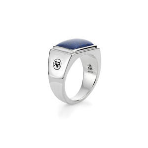 Rebel and Rose Ring Square Lapis Lowneck