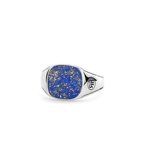 Rebel and Rose Ring Square Lapis