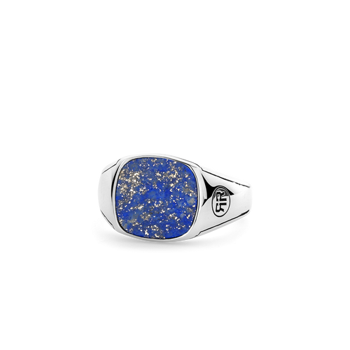 Rebel and Rose Ring Square Lapis