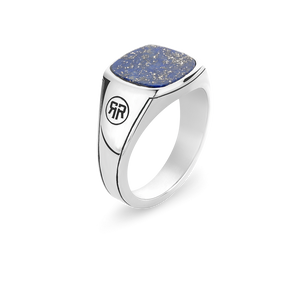 Rebel and Rose Ring Square Lapis