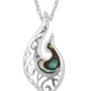 ARGENTO PAUA HOOK NECKLACE