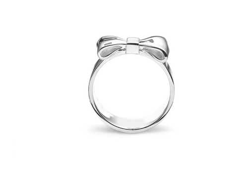 STOLEN SILVER LARGE BOW RING