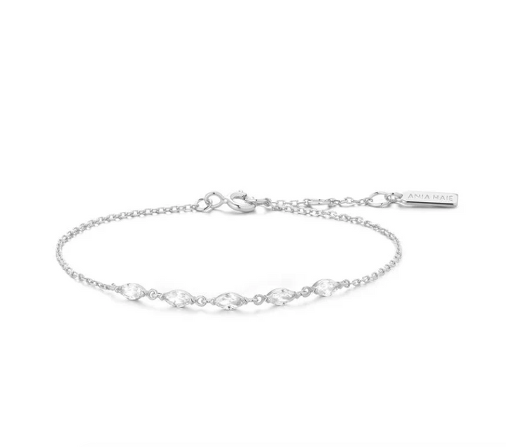 Ania Haie Luna Silver CZ Multi Marq Bracelet