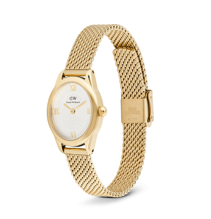 Daniel Wellington Ophelia Mini Mesh White Gold
