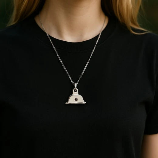 Evolve Shepherd's Whistle Silver Necklace