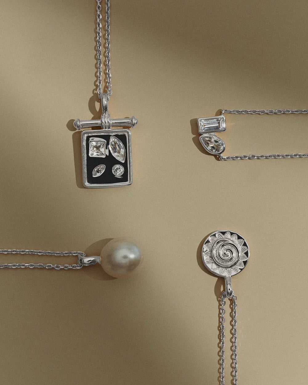 Kirstin Ash Place Pendant Necklace Sterling Silver