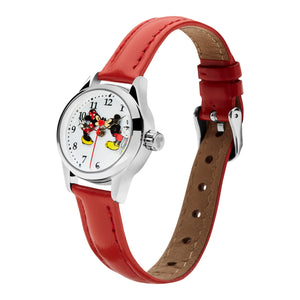 Disney Petite Mickey & Minnie in Love Red Watch