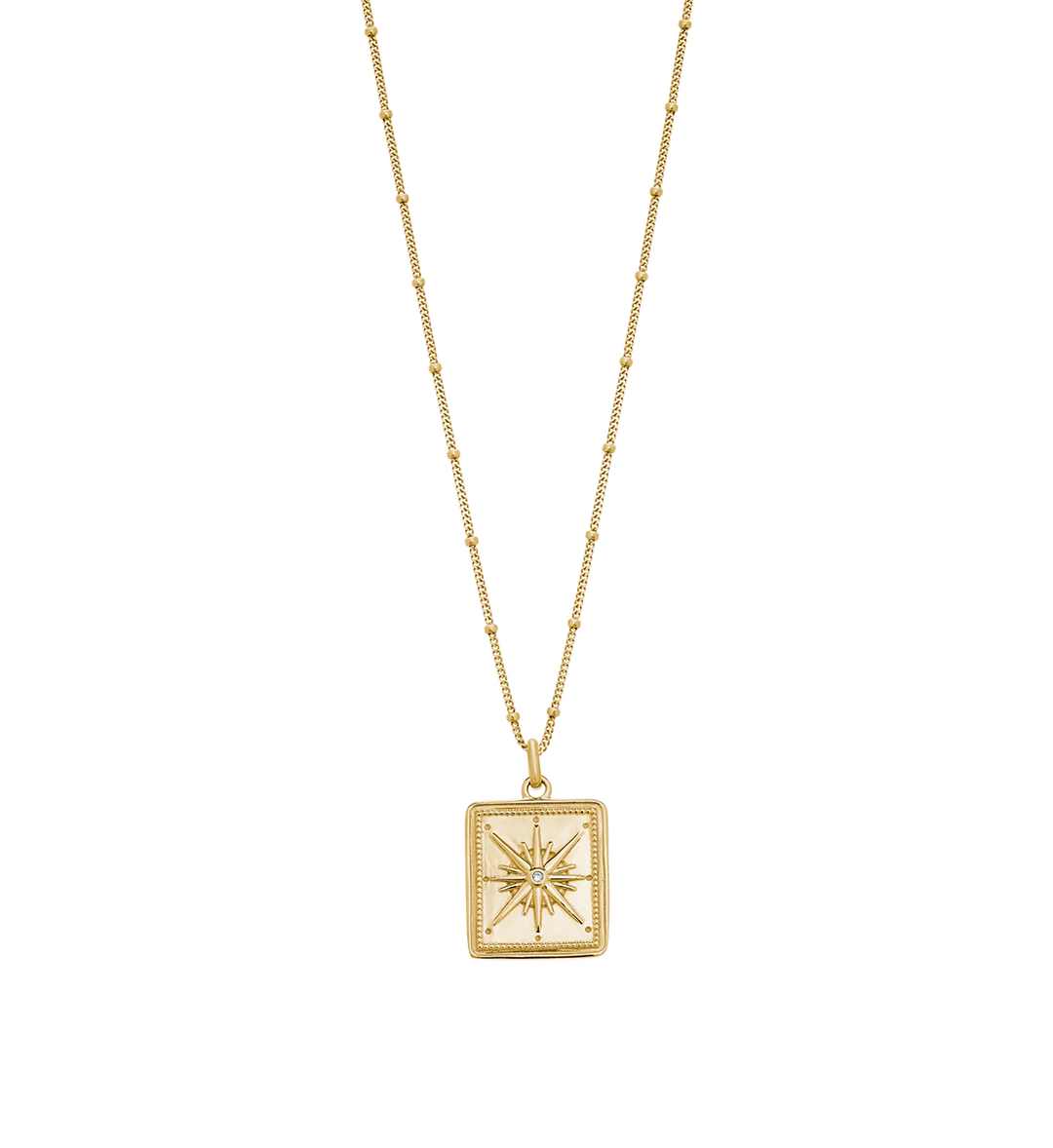Kirstin Ash True North Coin Necklace 18ct Gold Vermeil – Silvermoon