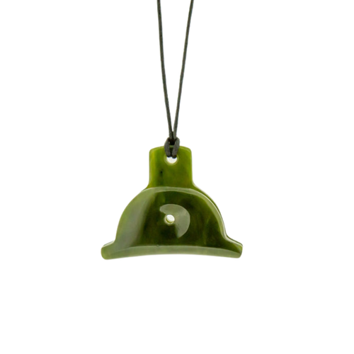 Imported Greenstone  Pendant- Whistle 43mm