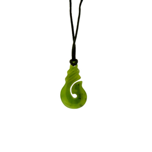 Imported Greenstone Pendant- Hook 30mm