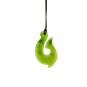 Imported Greenstone  Pendant- Hook 54mm