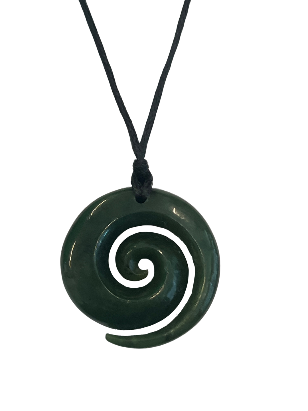NZ Greenstone Koru 35mm