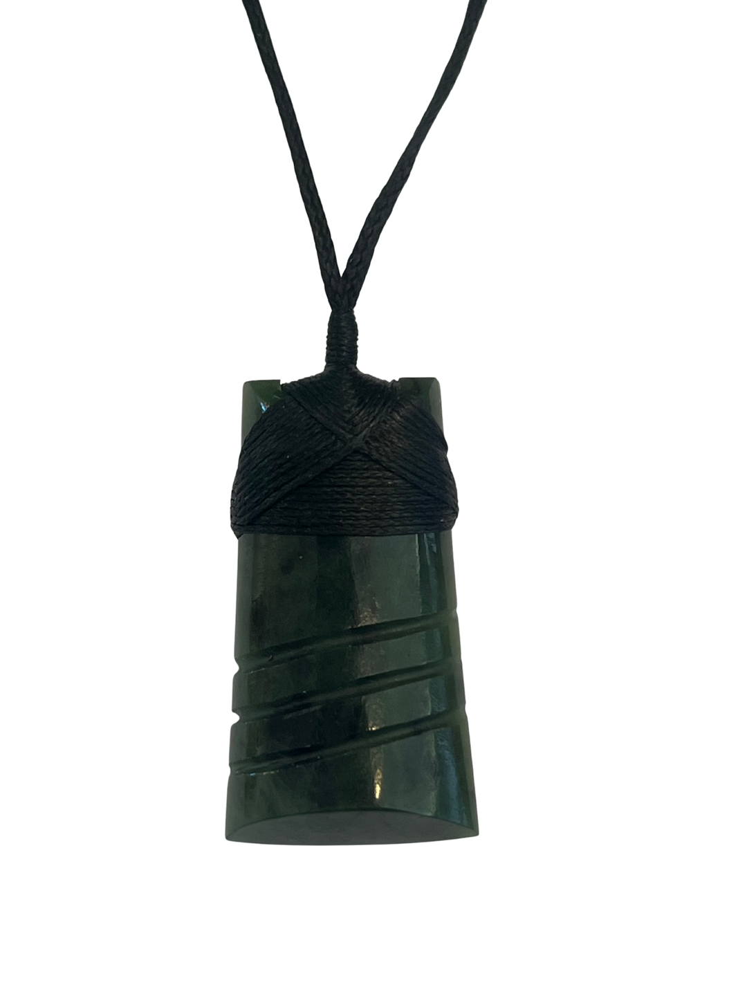 NZ Greenstone Lined Toki 45mm