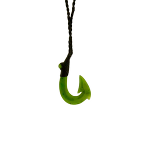 Imported Greenstone  Pendant- Hook(Braided Cord) 51mm