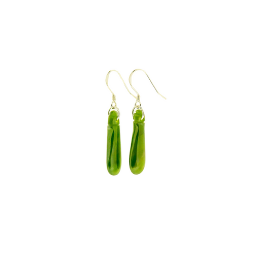 Imported Greenstone  Earrings- Mere 25mm