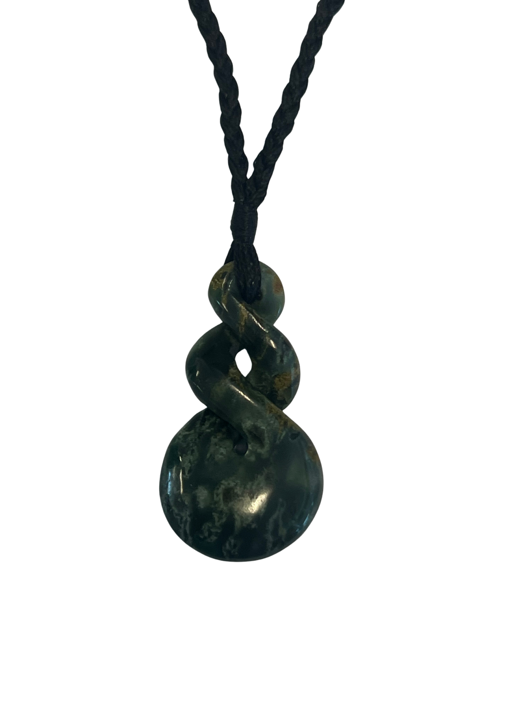 NZ Greenstone Double Kumara / Twist 40mm