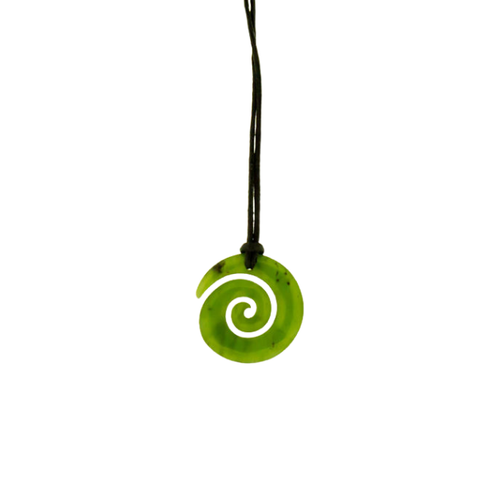 Imported Greenstone  Pendant- Koru 25mm