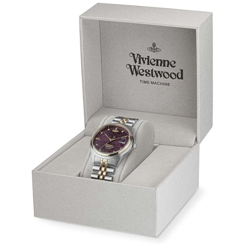 Vivienne Westwood Camberwell Purple 37mm Two Tone Watch