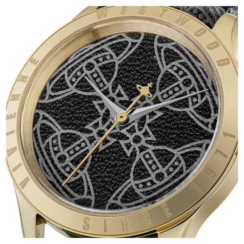 Vivienne Westwood Berkley Black Gold 35mm Black Watch