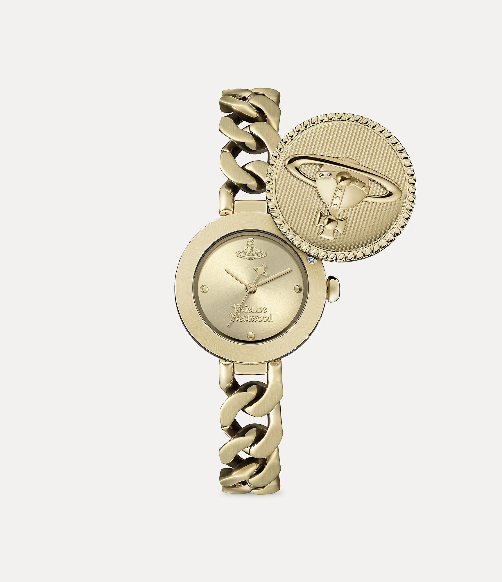 時計 Vivienne Westwood Ladies Watch Gold Orb Vivienne Westwood Orb Button Gold Watch – Silvermoon