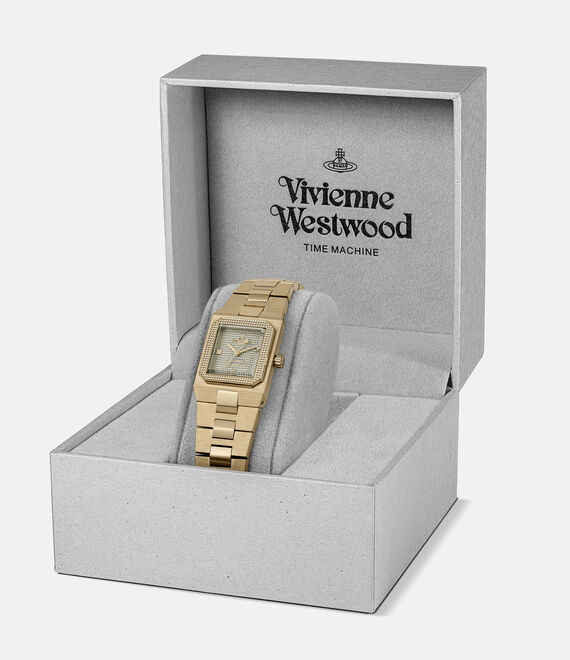 時計 Vivienne Westwood Gold Rectangle Watch Vivienne Westwood The Brunswick Gold Watch – Silvermoon
