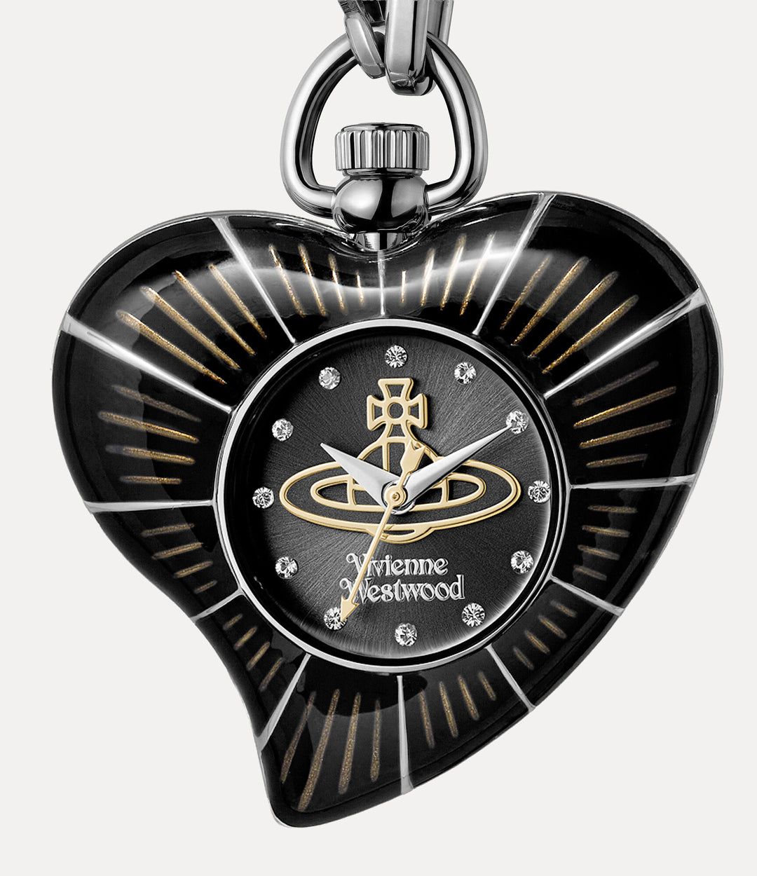 Vivienne Westwood Heart Pendant Black Watch