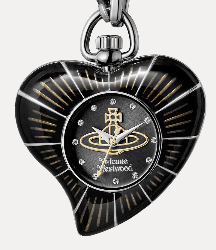 Vivienne Westwood Heart Pendant Black Watch