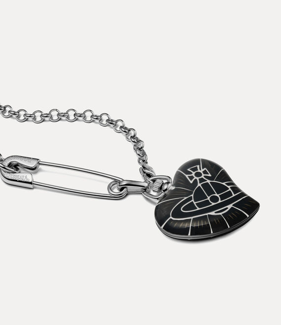 Vivienne Westwood Heart Pendant Black Watch