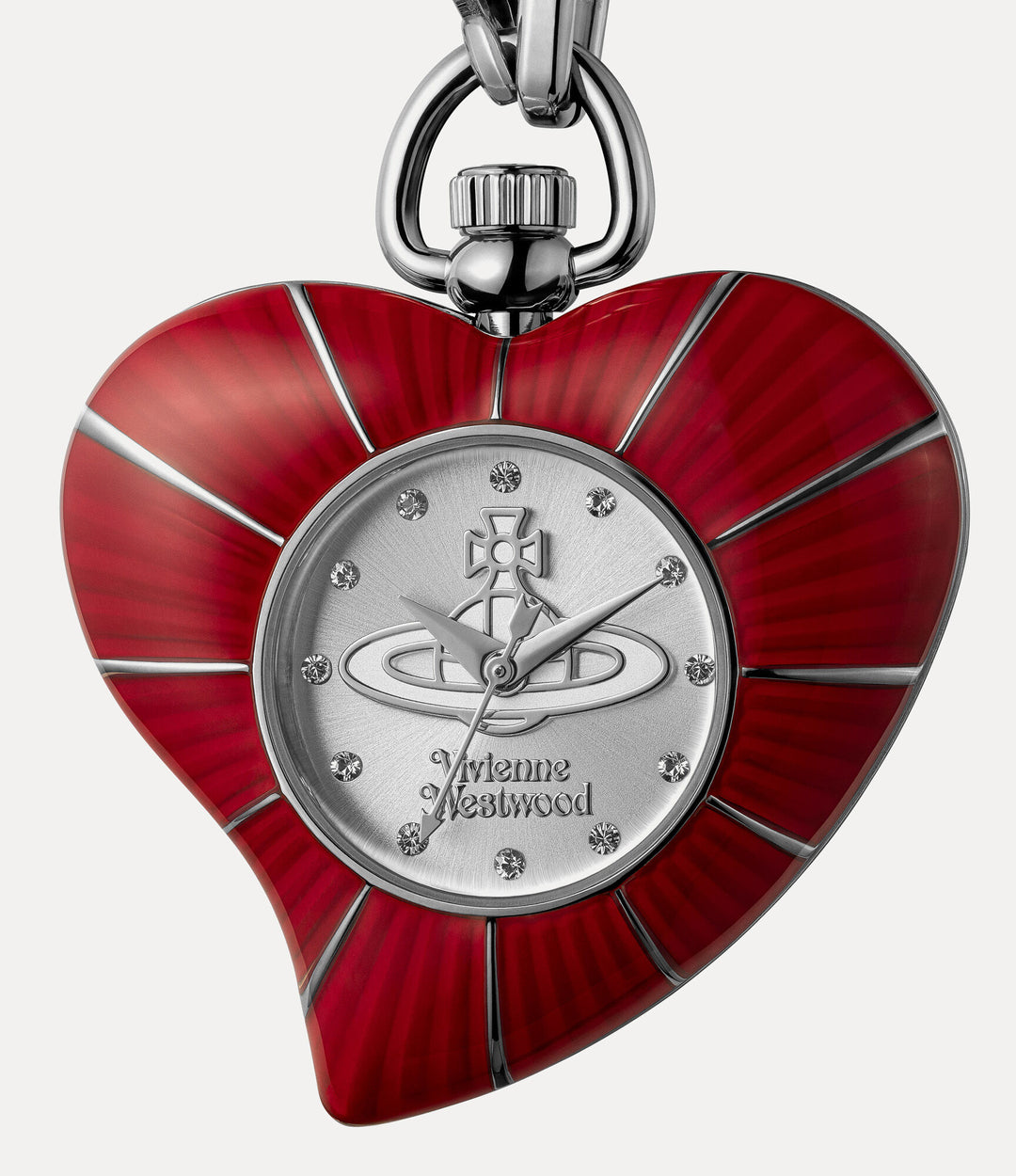 Vivienne Westwood Heart Pendant Red Watch