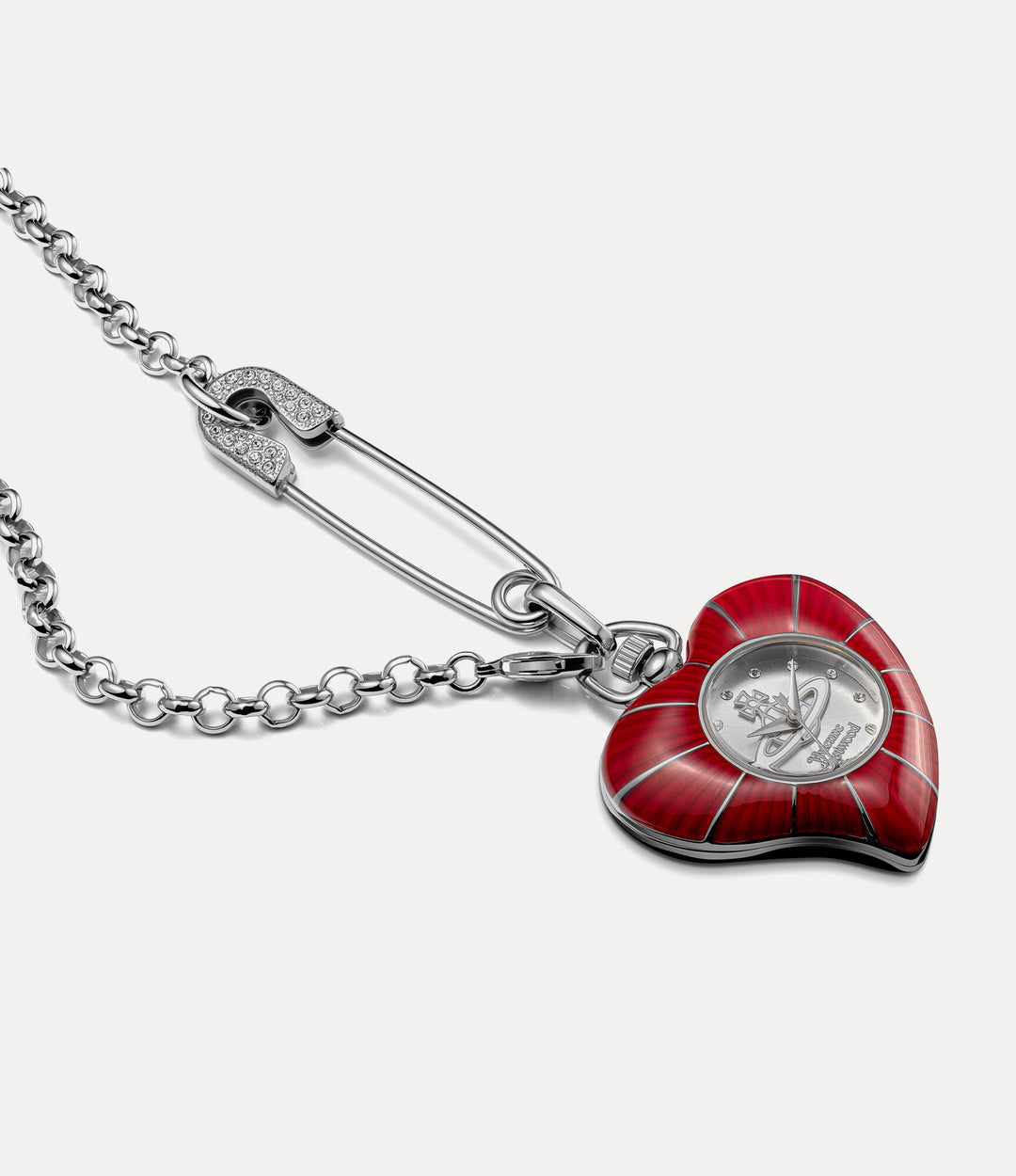 Vivienne Westwood Heart Pendant Red Watch