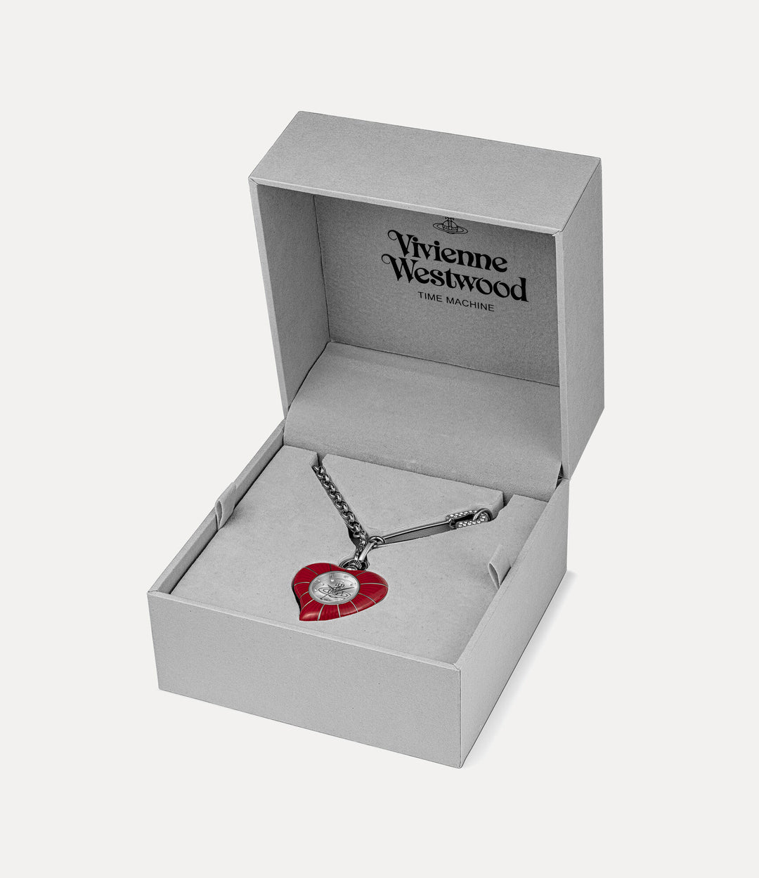 Vivienne Westwood Heart Pendant Red Watch