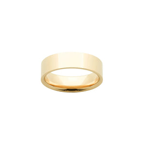 9ct Yellow Gold Soft Edge 6mm Band