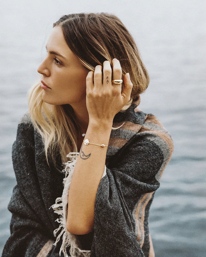 Kirstin Ash Tidal Pearl Bracelet Sterling Silver