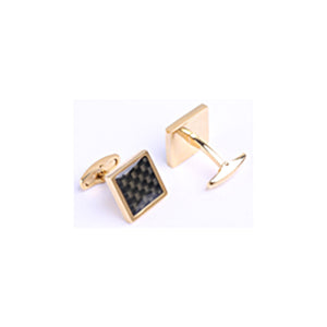 Gold Plated Patterned Cufflinks