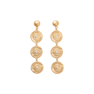 Gold Plated Afterglow Earrings
