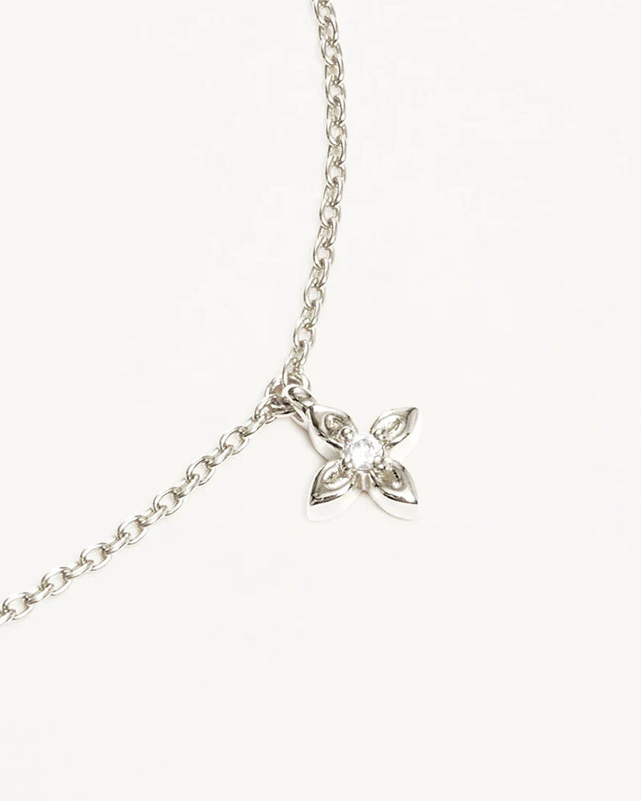 By Charlotte Sterling Silver Live in Peace Bracelet