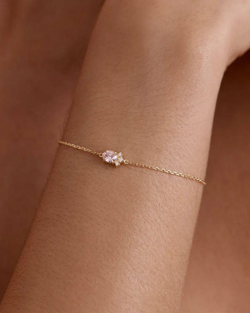 By Charlotte 18k Gold Vermeil Embrace Love Bracelet
