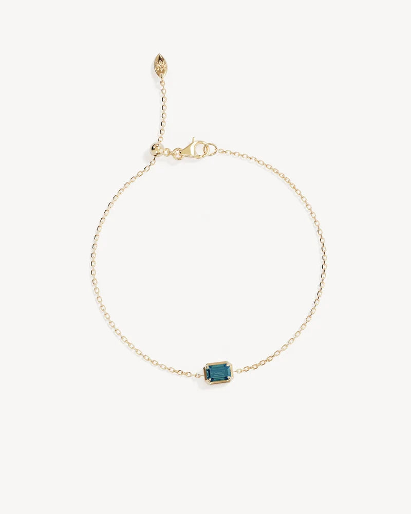 By Charlotte 18k Gold Vermeil Trust your Intuition Bracelet 19cm