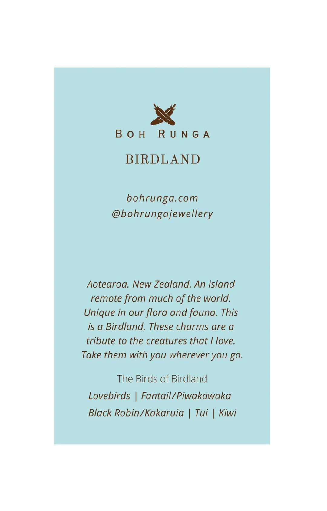 Boh Runga Robin Necklace