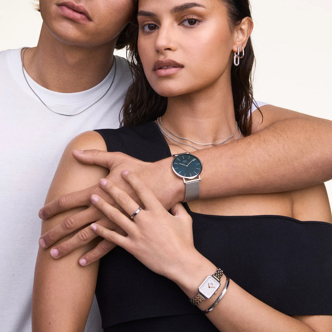 Daniel Wellington Quadro Lumine 5-link Two-Tone 26x20mm