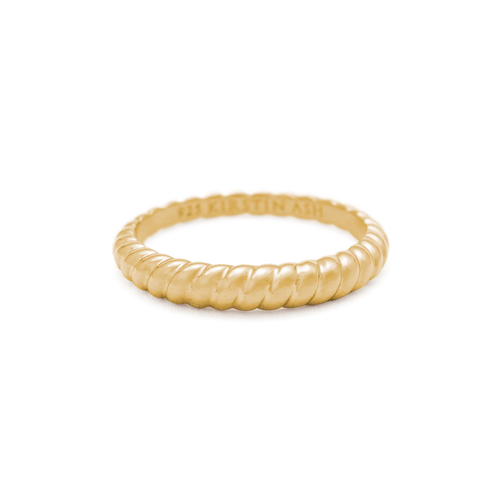 KIRSTIN ASH CYPRESS RING 18K GOLD VERMEIL