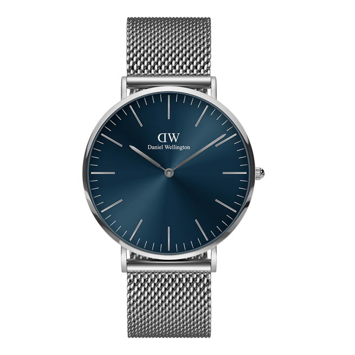 Daniel Wellington Classic Mesh Arctic & Silver 40mm