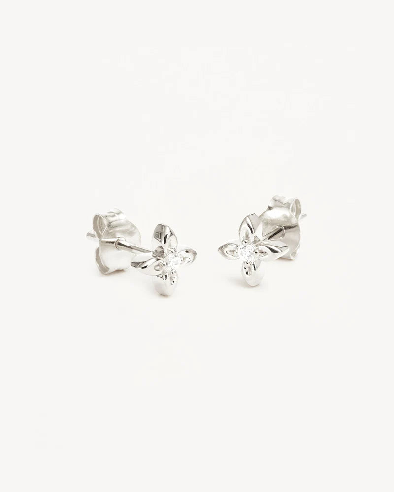 By Charlotte Sterling Silver Live in Light Stud Earrings