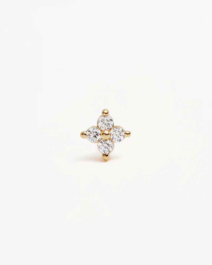 By Charlotte 18k Gold Vermeil Crystal Bloom Stud Earrings
